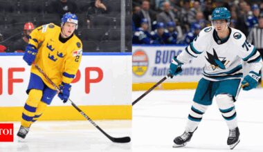 San Jose Sharks trade Danil Gushchin to Colorado Avalanche for forward Oskar Olausson | NHL News