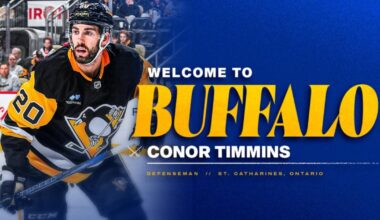 Conor Timmins évite l'arbitrage et s'entend avec les Sabres