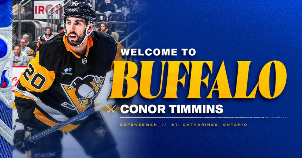 Conor Timmins évite l'arbitrage et s'entend avec les Sabres