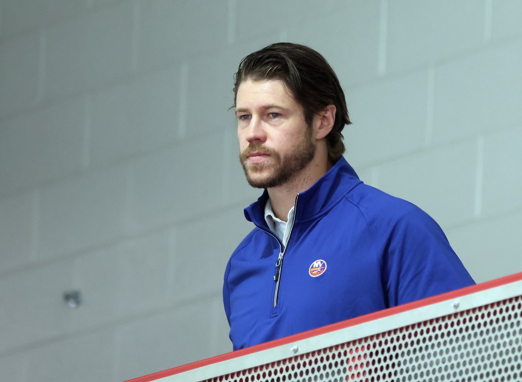 Matt Martin at the New York Islanders Development Camp.