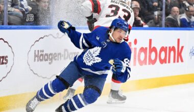 Toronto Maple Leafs player marries longtime girlfriend