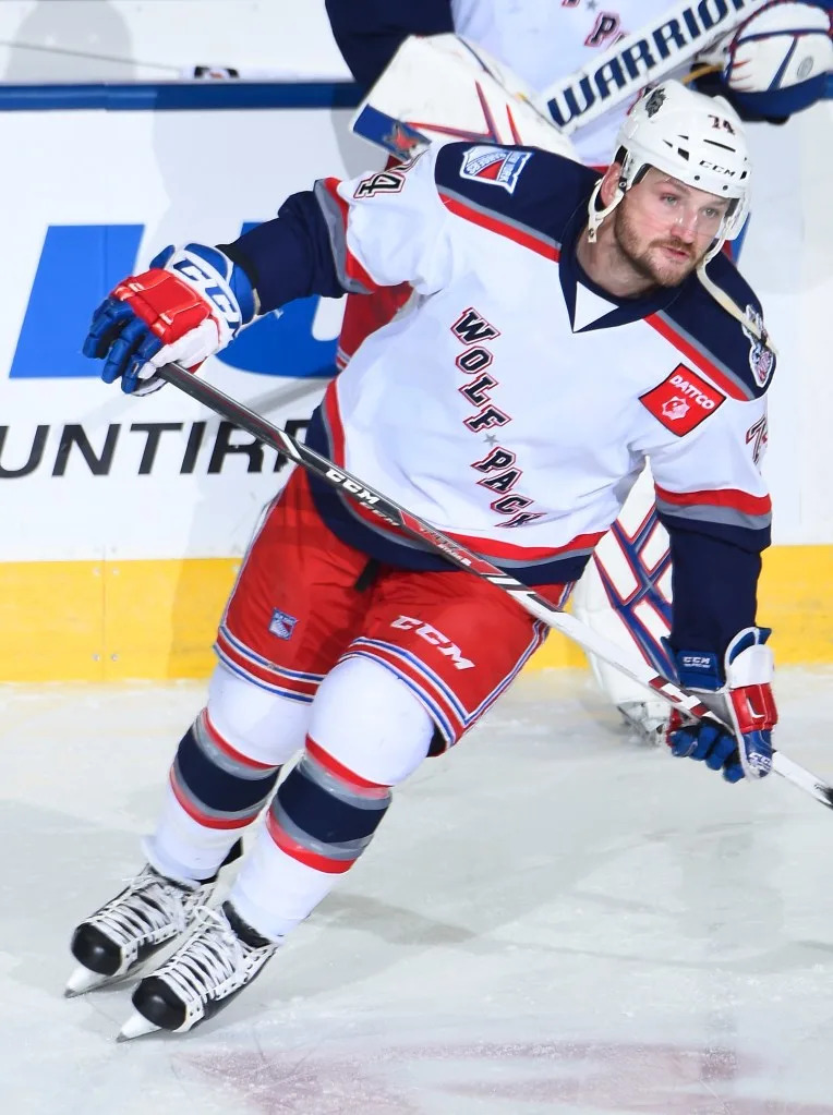 Nick Tarnasky with the Hartford Wolf Pack in April 2016. Getty Images
