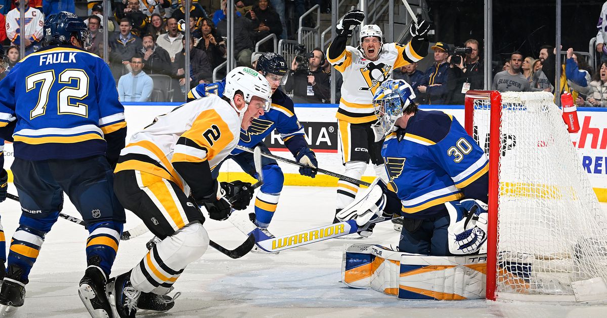 Pens Points: St. Louis wins 11 straight
