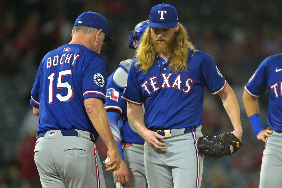 Texas Rangers v Los Angeles Angels