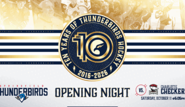 Springfield Thunderbirds | T-Birds to Host Checkers on Oct. 11 for…