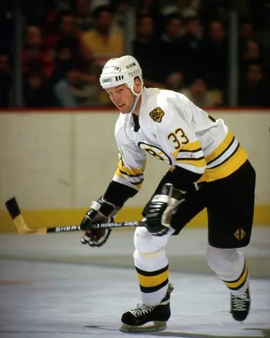 Steve Babineau/NHLI via Getty Lyndon Byers at the Boston Garden in the 1980s