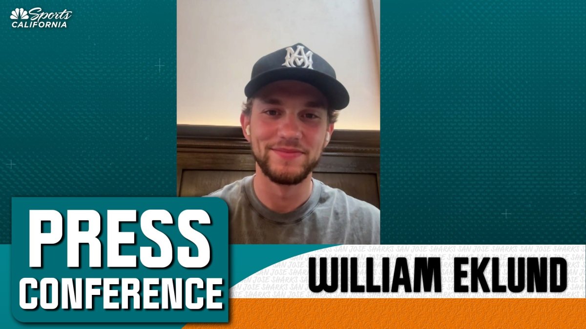 William Eklund discusses Sharks contract extension, future with team – NBC Sports Bay Area & California