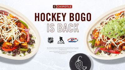CHIPOTLE'S HOCKEY JERSEY BOGO OFFER RETURNS IN THE U.S. AND CANADA FOR THE 2025 STANLEY CUP® PLAYOFFS