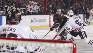Rockford IceHogs | IceHogs Comeback Isn't Enough, Lose 4-2 to Wolves