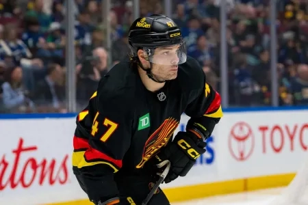 Vancouver Canucks defenseman Noah Juulsen.