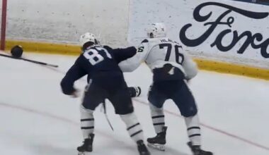 Tensions Boil Over Between Two Big, Mean Prospects at Maple Leafs Development Camp