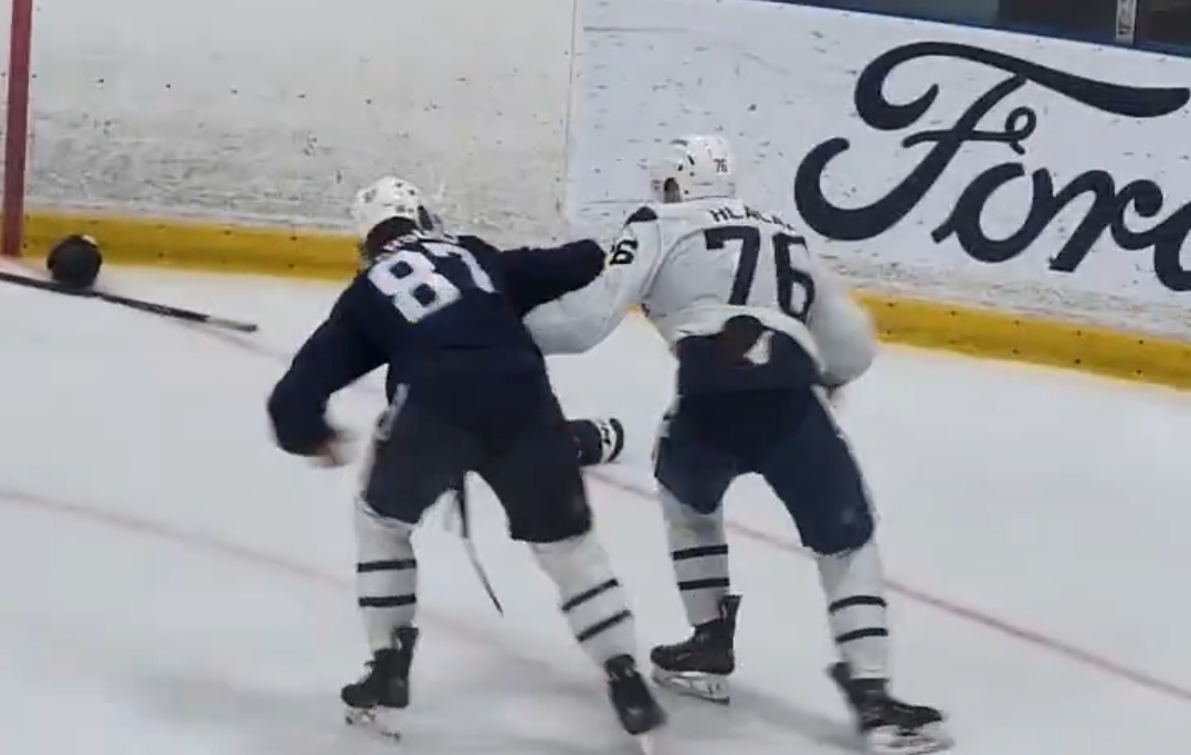 Tensions Boil Over Between Two Big, Mean Prospects at Maple Leafs Development Camp