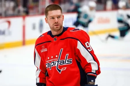 Evgeny Kuznetsov, formerly of the Washington Capitals. Evgeny Kuznetsov, formerly of the Washington Capitals.