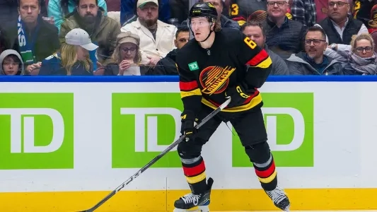 Vancouver Canucks forward Brock Boeser.