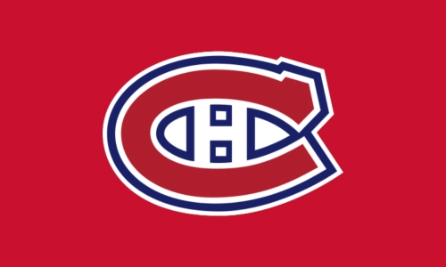 Mike Matheson prepares to take the ice in practice with the Canadiens