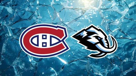 Photo of Canadiens and Utah logo