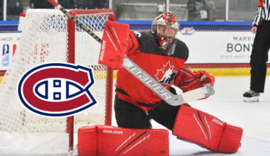 Montreal Canadiens Organization Signs 22-Year-Old Former Team Canada Goaltender to Contract