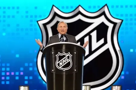 Gary Bettman at the NHL Draft.