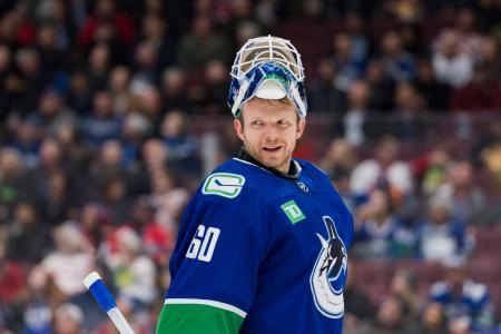 Former Vancouver Canucks goaltender Collin Delia.