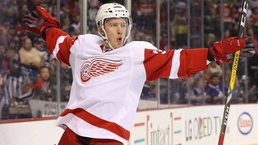 Evgeny Svechnikov with the Detroit Red Wings.