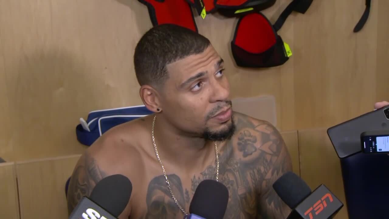 Ryan Reaves Makes Fiery First Comments as a Member of the San Jose Sharks