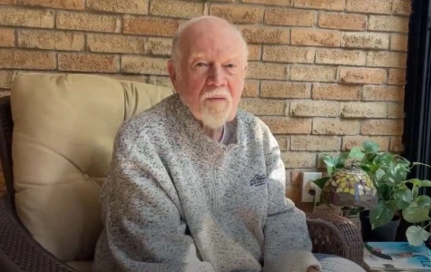 Former NHL commentator and head coach Don Cherry speaks while at his home. Former NHL commentator and head coach Don Cherry speaks while at his home.