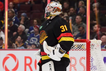 Former Vancouver Canucks goaltender Arturs Silovs Former Vancouver Canucks goaltender Arturs Silovs