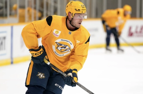 Former Predators forward Kieffer Bellows