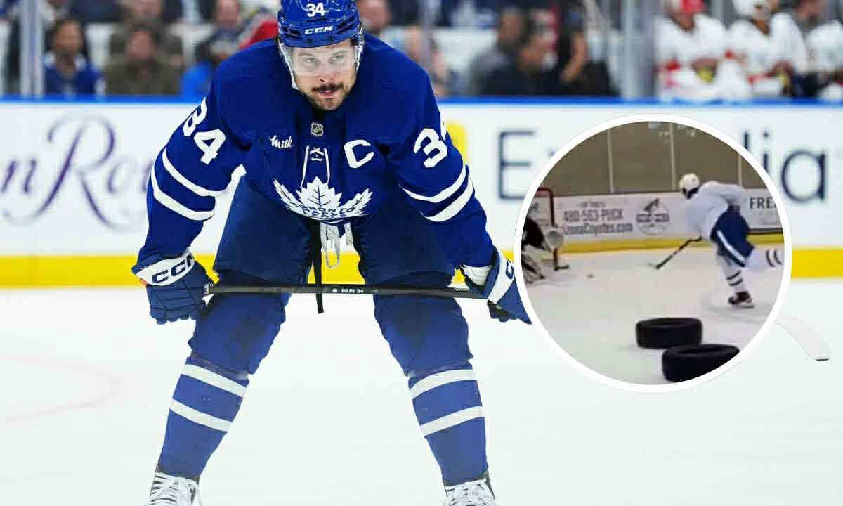 New Footage Shows Leafs Captain Auston Matthews' Intense Summer Training in Full Swing