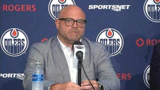 Edmonton Oilers GM Stan Bowman Edmonton Oilers GM Stan Bowman