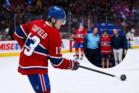 Cole Caufield and LJ Mooney Cole Caufield and LJ Mooney