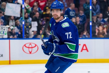 Vancouver Canucks forward Filip Chytil. Vancouver Canucks forward Filip Chytil.