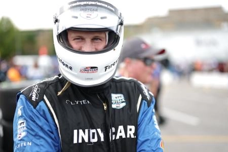 Toronto Maple Leafs forward Steven Lorentz participating at IndyCar in Toronto. Toronto Maple Leafs forward Steven Lorentz participating at IndyCar in Toronto.