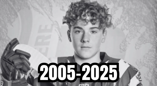 Young hockey talent Christophe Babin passes away at the age of 20.