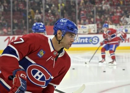 Apr 5, 2025; Montreal, Quebec, CAN; Montreal Canadiens defenseman Jayden Struble (47) skates during the warmup period before the game against the Philadelphia Flyers at the Bell Centre. Apr 5, 2025; Montreal, Quebec, CAN; Montreal Canadiens defenseman Jayden Struble (47) skates during the warmup period before the game against the Philadelphia Flyers at the Bell Centre.
