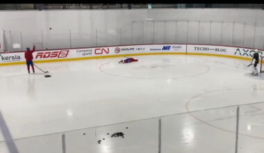 Minor Scare Involving Ivan Demidov in Brossard Leads to Lighthearted Moment