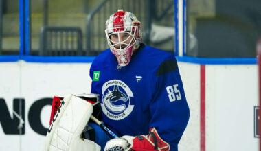 Canucks Top Goalie Prospect Opens Up About Roberto Luongo's Impact On Him Growing Up