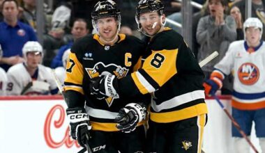 Crosby breaks Lemieux's Penguins career assists record in 3-2 victory over the Islanders
