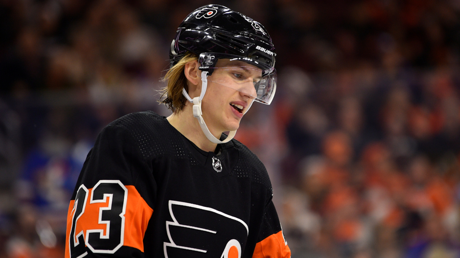 Philadelphia Flyers forward Oskar Lindblom cancer-free after a yearlong battle