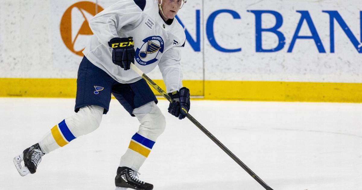 Blues Quinton Burns 'ready to take the next step' with first AHL season looming