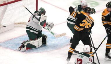 'New Dad strength' helps McAvoy tip the scales in Boston's favor vs. Wild | Massachusetts