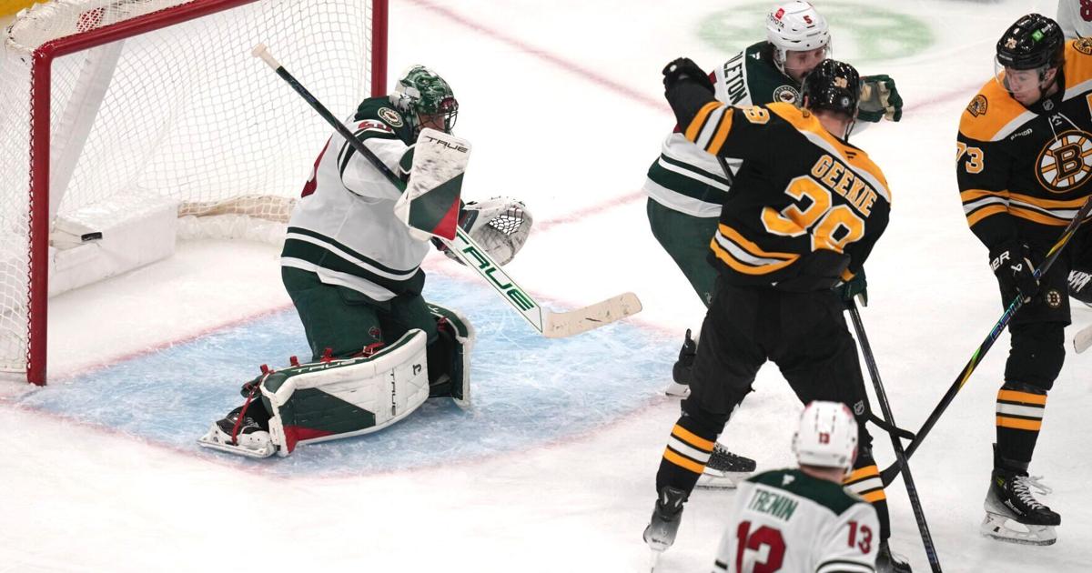 'New Dad strength' helps McAvoy tip the scales in Boston's favor vs. Wild | Massachusetts