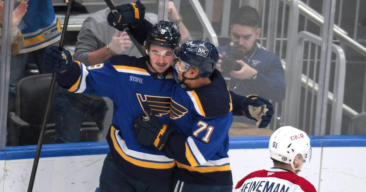 What are the Blues' options on the third line?