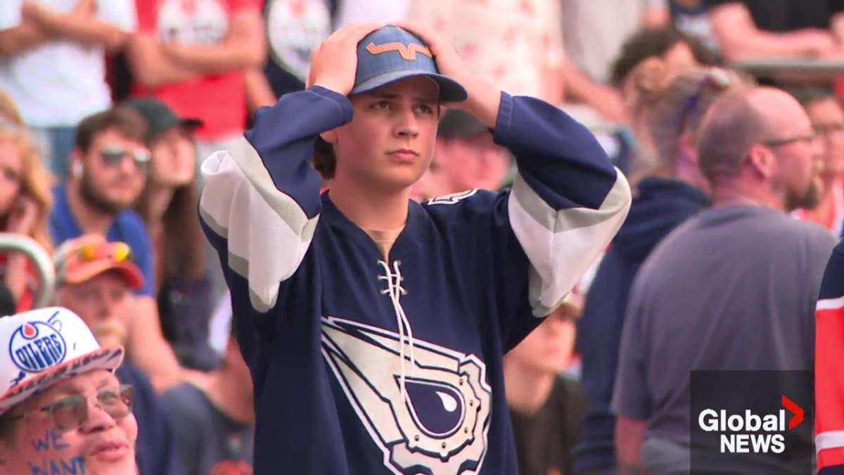 Click to play video: 'Edmonton Oilers fans processing Stanley Cup final loss'