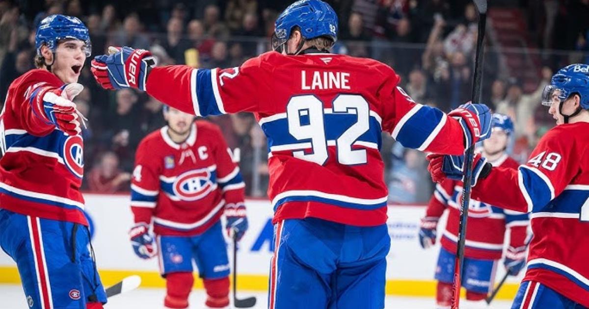 Patrik Laine semble en grande forme à Montréal