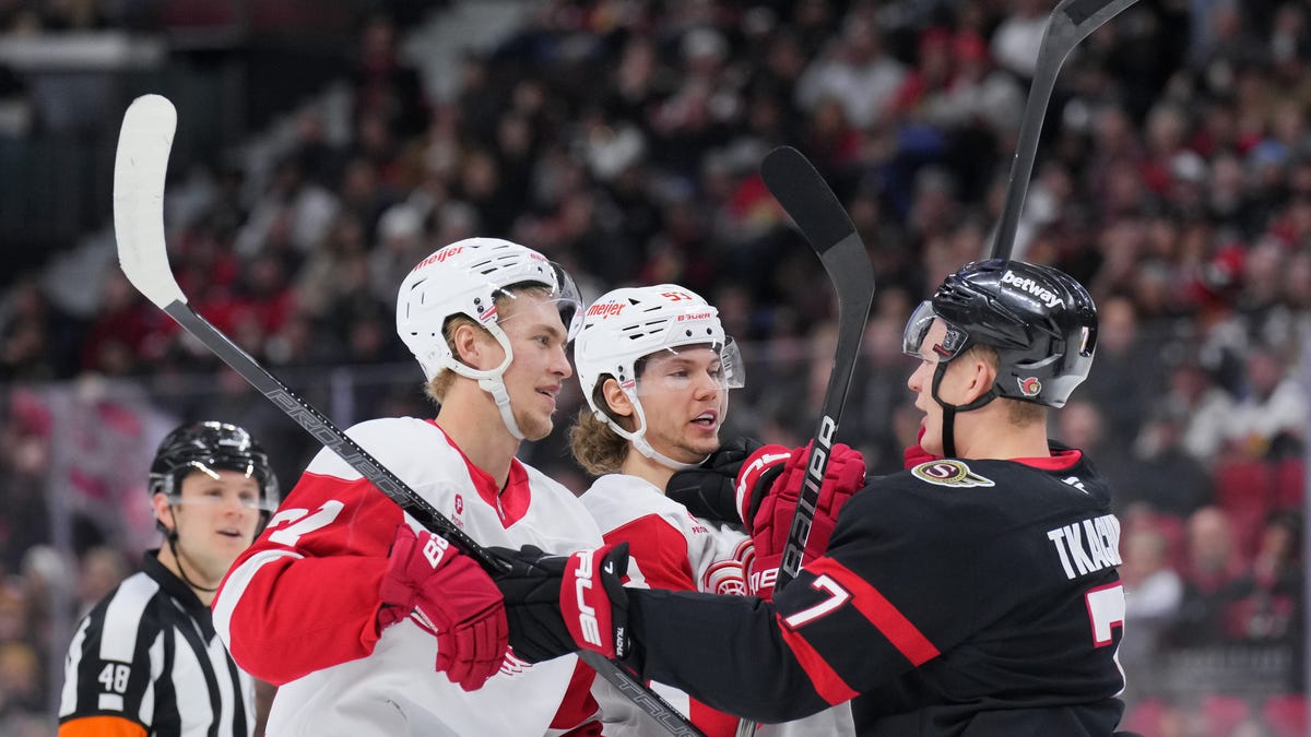 Red Wings lose in final minute to Sens on goal by Oxford's Norris