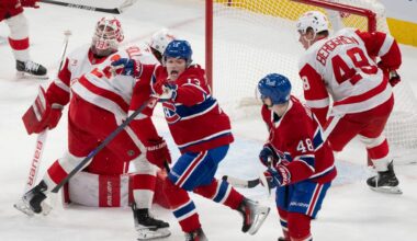 Wings' playoff hopes take massive hit in 4-1 loss to Montreal