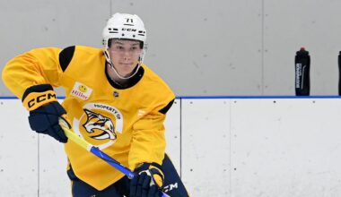 Predators' Cameron Reid living dream with childhood friend Brady Martin