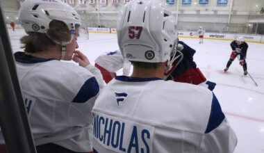 Scarsdale's Brian Nicholas takes part in development camp