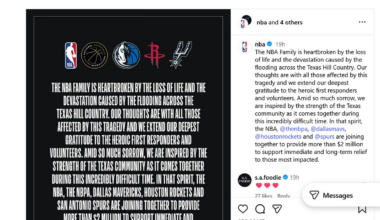 Cowboys, NBA teams aid Texas flood victims with $3.5M donation